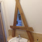 Pitched Pine A-frame Mirror